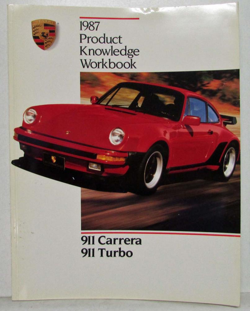 Original 1987 Porsche Dealer Sales Product Knowledge Book 911