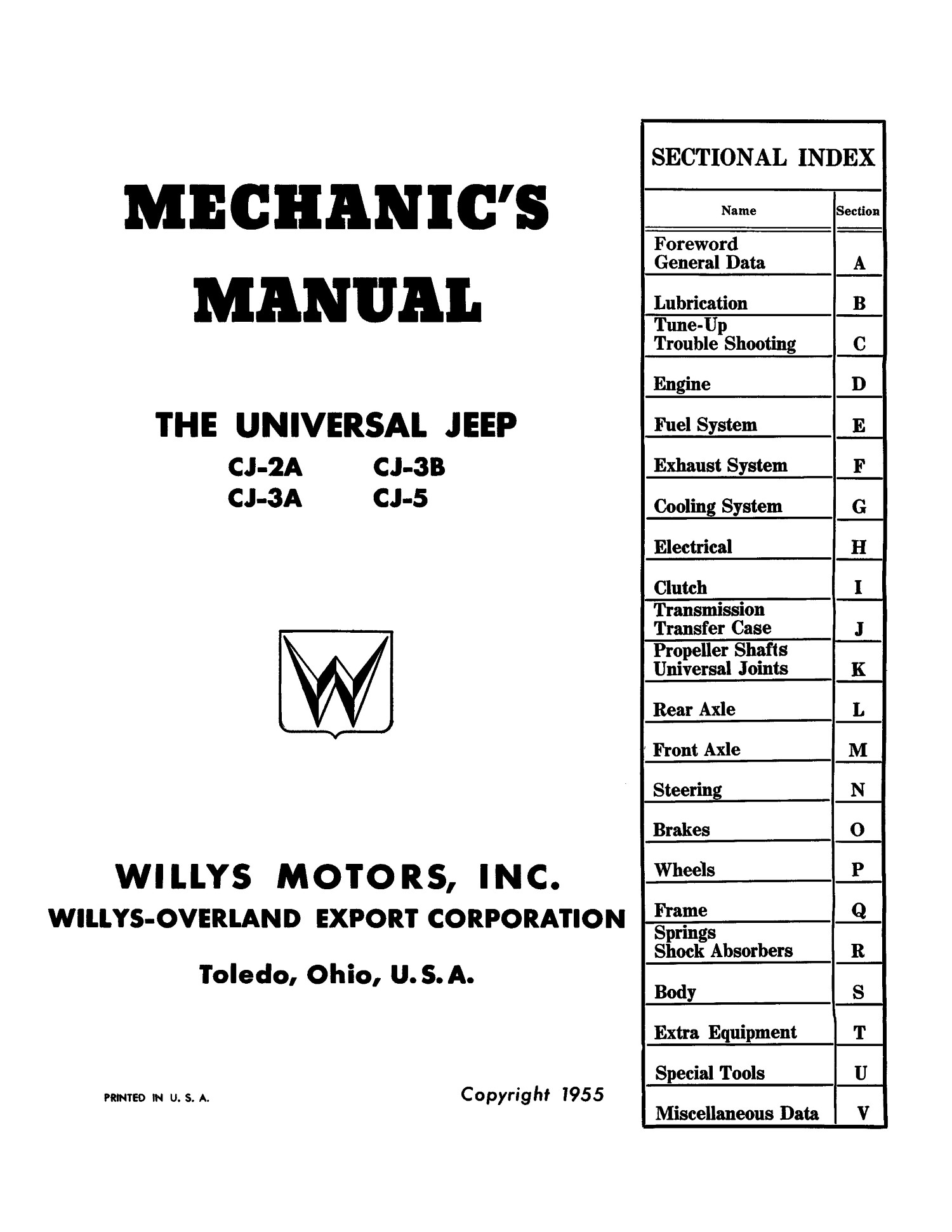 thumbnail image 2 of Willys Jeep Original Manual Preservation 2 of 13