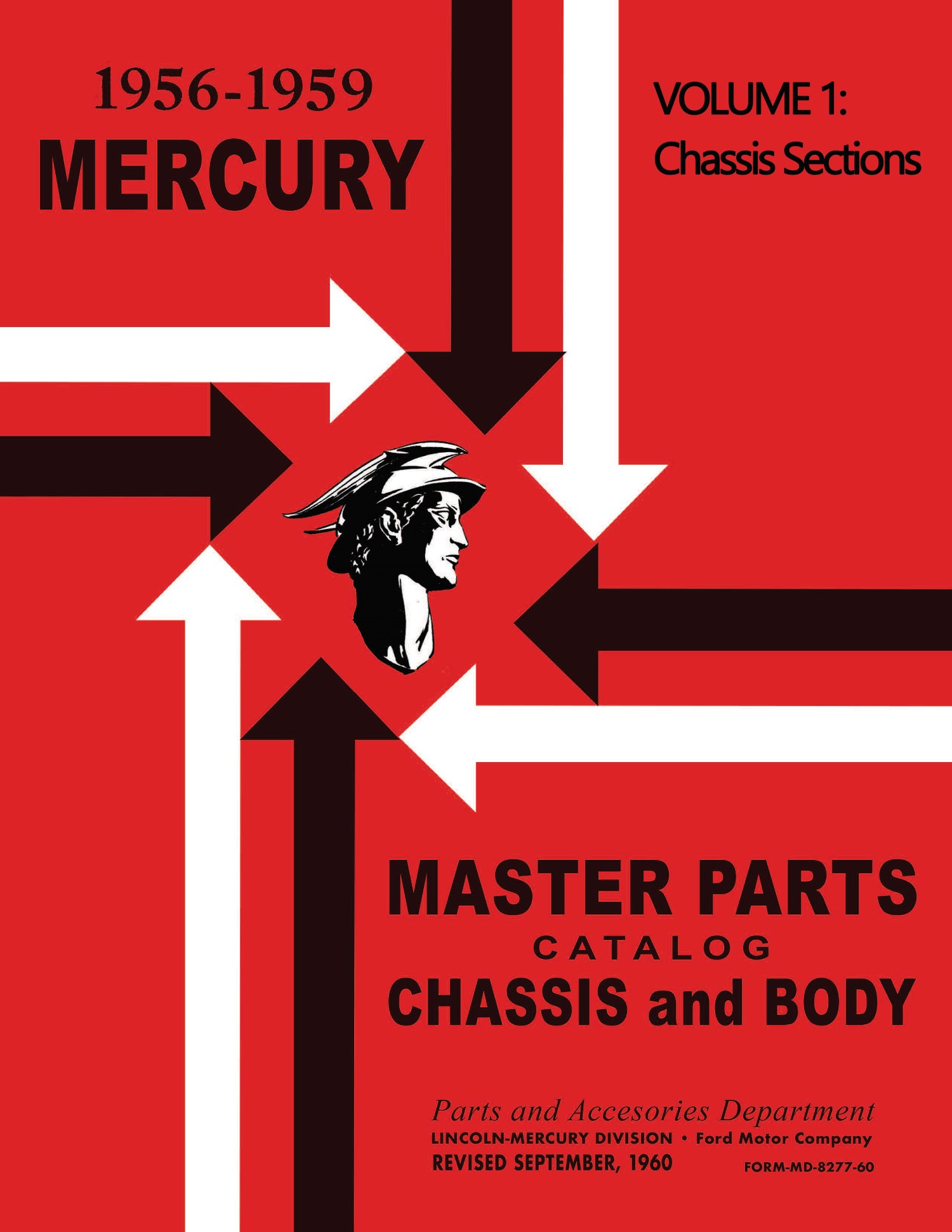 1956 1957 1958 1959 Mercury Master Parts Catalog