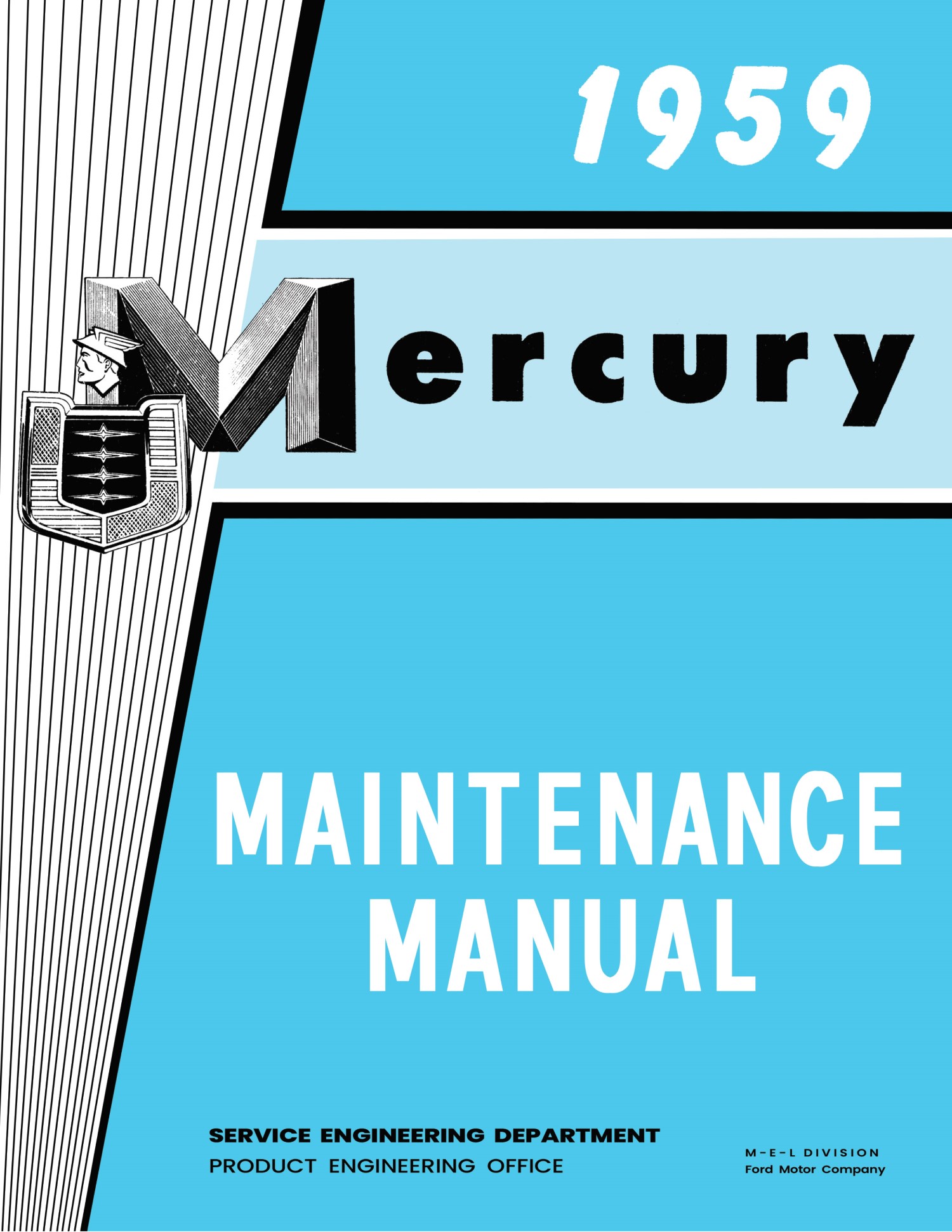 1959 Mercury Maintenance Manual