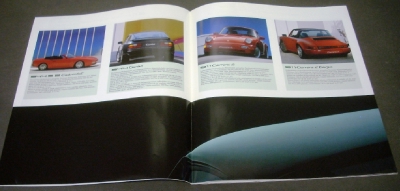1990 Porsche Dealer Prestige Sales Brochure German Text Geneva Motor Show