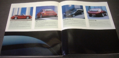 1990 Porsche Dealer Prestige Sales Brochure German Text Geneva Motor Show