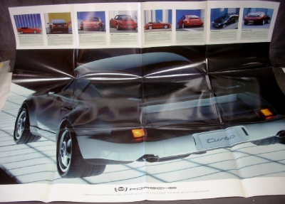 1990 Porsche Dealer Prestige Sales Brochure German Text Geneva Motor Show