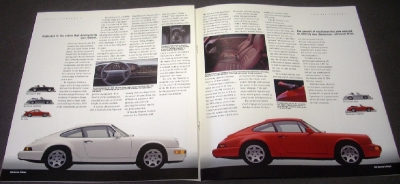 1991 Porsche Dealer Sales Brochure Original 944 911 Carrera 911 Turbo 928