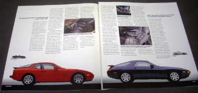 1991 Porsche Dealer Sales Brochure Original 944 911 Carrera 911 Turbo 928