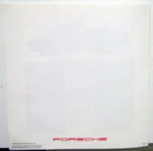 1990 Porsche Dealer Sales Brochure Folder Original 944 911 Carrera 928