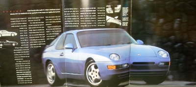 1992 Porsche Dealer Sales Brochure Original 968 928 GTS 911