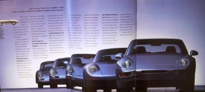 1993 Porsche Dealer Sales Brochure Original 968 928 GTS 911