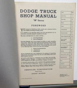 1941 Dodge Trucks W Series Dealer Service Shop Repair Manual Pickup Orig