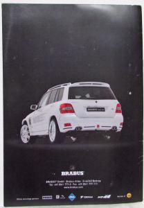 2007 Mercedes-Benz Brabus GLK V8 Sales Brochure - German/English Text