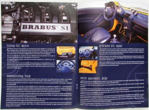 2007-2010 Smart Car - Brabus S1 Edition Sales Brochure - German/English Text