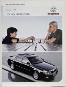 2007 Brillance BS6 Sales Folder for European Market