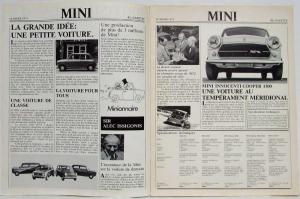 1973 British Leyland Gazette March 14 Auto Show Edition - French Text