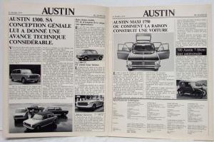 1973 British Leyland Gazette March 14 Auto Show Edition - French Text