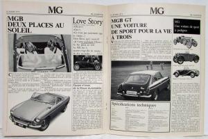 1973 British Leyland Gazette March 14 Auto Show Edition - French Text