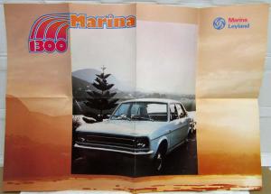 1971-1976 Morris Marina 1300 Sales Folder Poster - South African Market