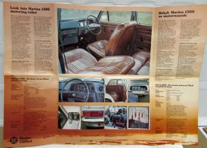 1971-1976 Morris Marina 1300 Sales Folder Poster - South African Market