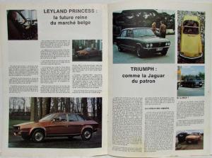 1976 Sport Moteur Weekly No 466 Reprint - British Leyland - French Text