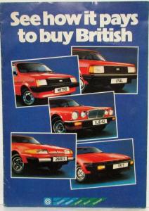 1980 See How It Pays to Buy British Sales Brochure - British Leyland Cars