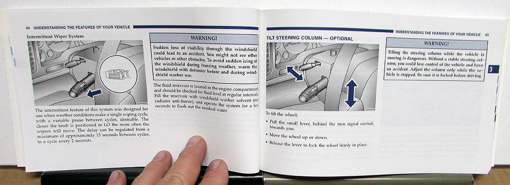 1996 DODGE RAM 1500 OWNERS MANUAL PDF visual data 5