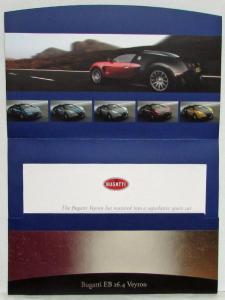 2004 Bugatti EB 16-4 Veyron International Auto Show Sales Folder