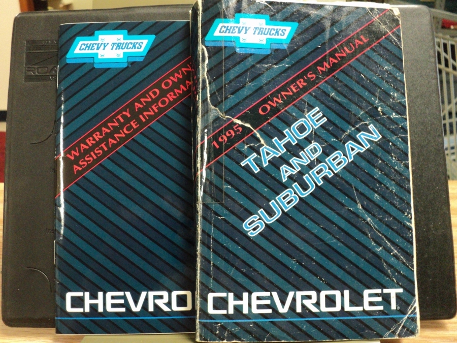1995 Chevrolet Tahoe Suburban Truck Owners Manual