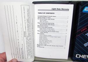 1995 Chevrolet Tahoe Suburban Truck Owners Manual