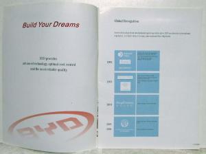 2007 BYD Build Your Dreams Corporate Overview Manual