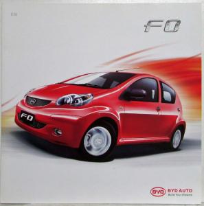 2010-2011 BYD F0 Sales Folder