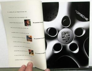 1995 Porsche Prestige Dealer Sales Brochure 911 Carrera 4 Coupe Cabriolet Turbo