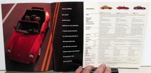 1995 Porsche Prestige Dealer Sales Brochure 911 Carrera 4 Coupe Cabriolet Turbo