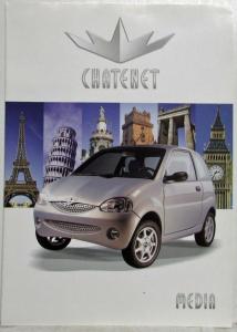 1990-1995 Automobiles Chatenet Media Sales Folder - French Text