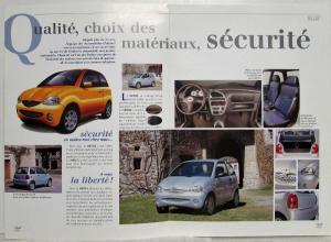 1990-1995 Automobiles Chatenet Media Sales Folder - French Text