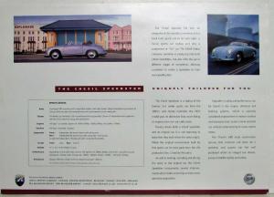 2005-2010 Chesil Speedster Pure Motoring Spec Sheet - UK