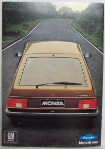 1982 Chevrolet Monza Sales Brochure - Portuguese Text for Brazilian Market