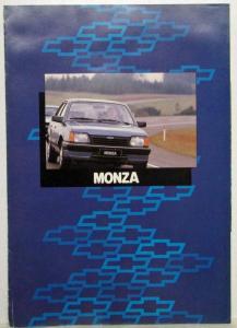 1990 Chevrolet Monza Sales Folder - Portuguese Text for Brazilian Market