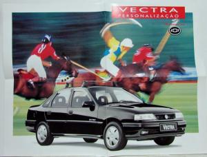 1996 Chevrolet Vectra Accessories Folder/Poster - Portuguese Text