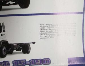 1999 Chevrolet Full Line Sales Folder Brochure - Spanish Text Argentine Market