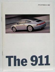 1996 Porsche Dealer Sales Brochure 911 Carrera Targa 4 Coupe Cabriolet Turbo