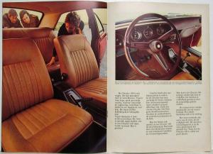 1972 Chrysler 160 Sales Brochure - Dutch Text