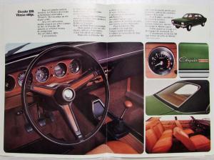 1974 Chrysler 180 Sales Folder - French Text