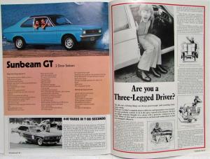 1975 Chrysler Life Sunbeam Style Sales Magazine Brochure
