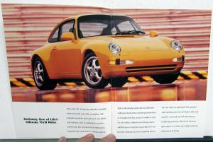 1996 Porsche Dealer Sales Brochure 911 Carrera 4 Targa Boxster Turbo