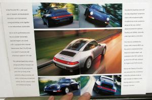 1996 Porsche Dealer Sales Brochure 911 Carrera 4 Targa Boxster Turbo