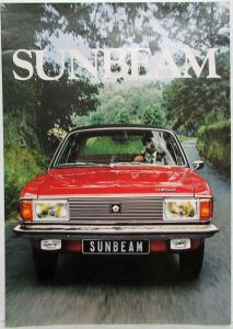 1977 Chrysler Sunbeam Sales Folder - French Text