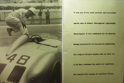 1997 Porsche Prestige Dealer Sales Brochure Boxster