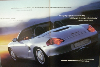 1997 Porsche Prestige Dealer Sales Brochure Boxster