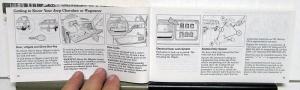 1986 Jeep Cherokee Wagoneer 4x4 Owners Manual Original