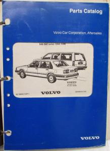 1991 92 93 Volvo 940 960 Series Parts Catalog USA and Canada English & French