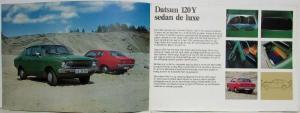 1976 Datsun 120 Y Sales Brochure - Norwegian Text
